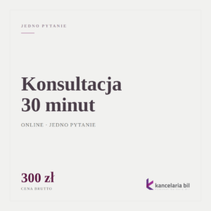 Konsultacja online 30 minut, kancelaria adwokacka Barbara Bil